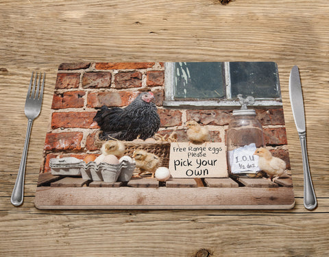 Chicken Placemat - Pick your Own - Kitchy & Co Placemat