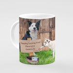 Sheepdog Training Mug - Please give generously - Kitchy & Co 10oz Mug Mugs