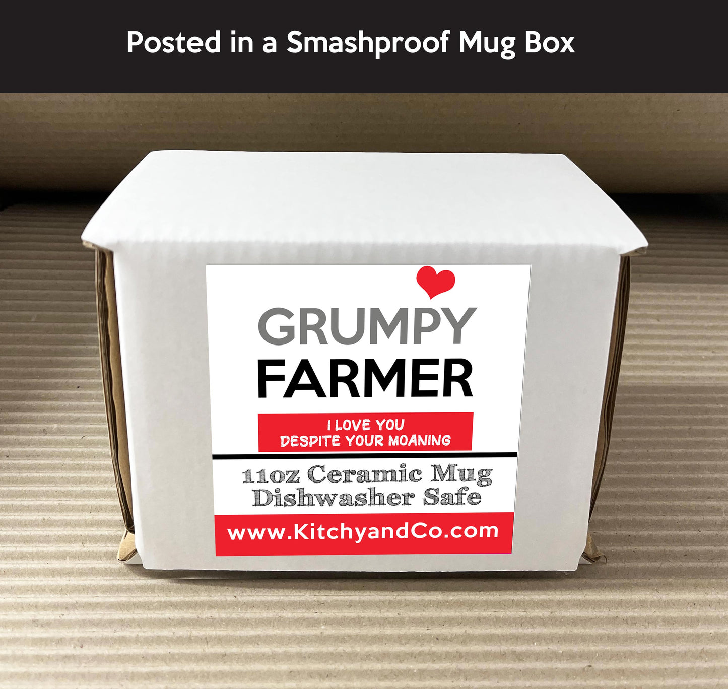 Grumpy Farmer Valentines Mug - Kitchy & Co