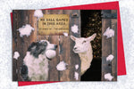 Christmas Card Pack of 5 - Snowball Fight - Kitchy & Co card