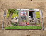 Valais Blacknose Sheep Placemat - We Welcome Ewe - Kitchy & Co Placemat