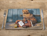 Border Terrier Placemat - Vet on Call - Kitchy & Co Placemat